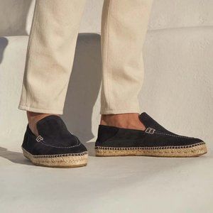 Suede Traveler Loafers Espadrilles Hamptons Patriot Blue